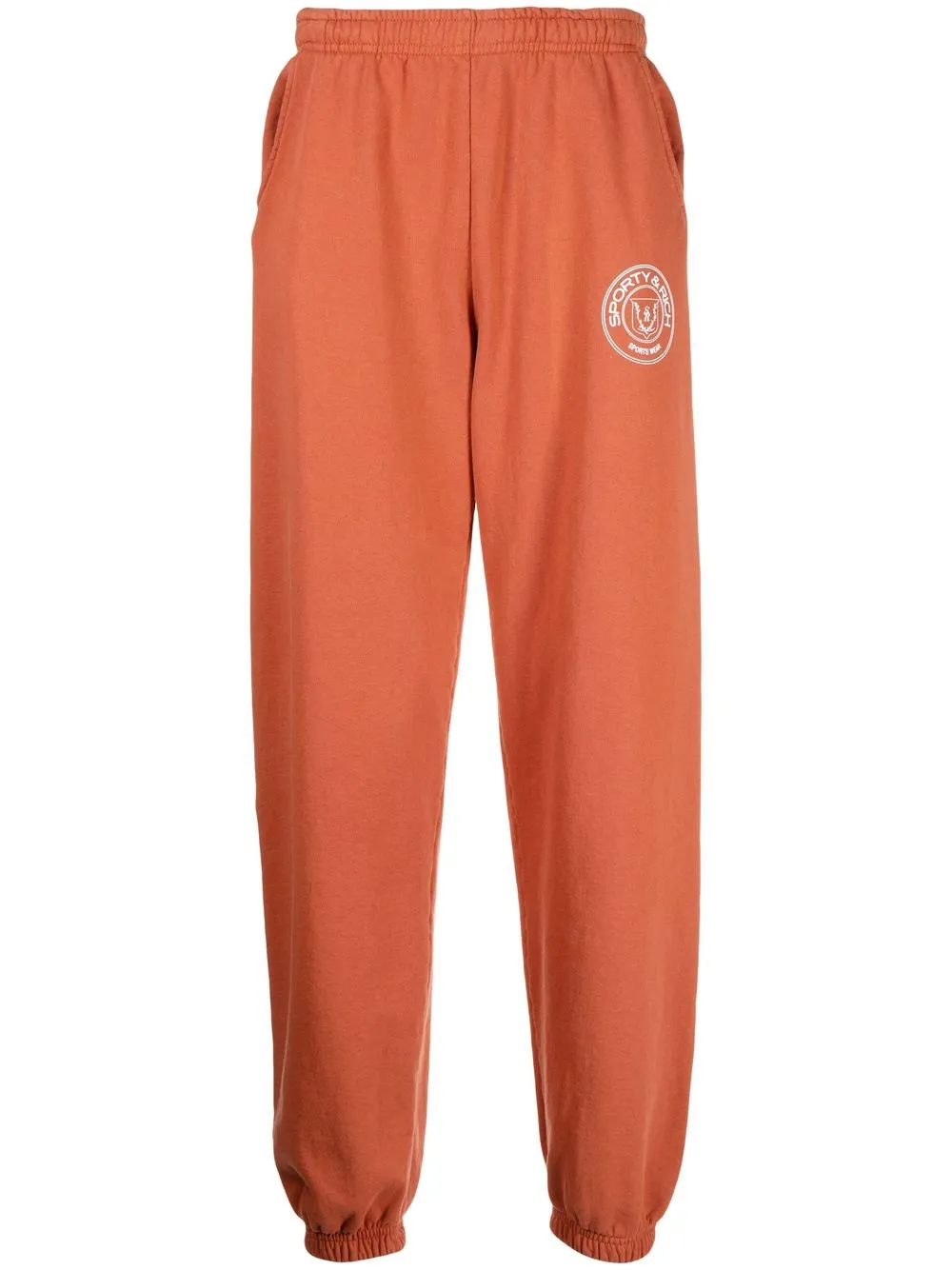 

Sporty & Rich pants con logo estampado - Naranja