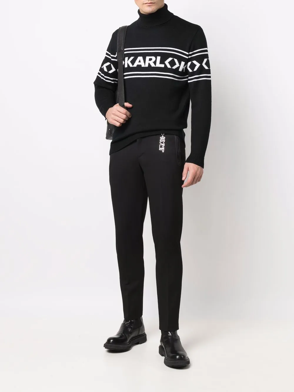 фото Karl lagerfeld спортивные брюки с логотипом