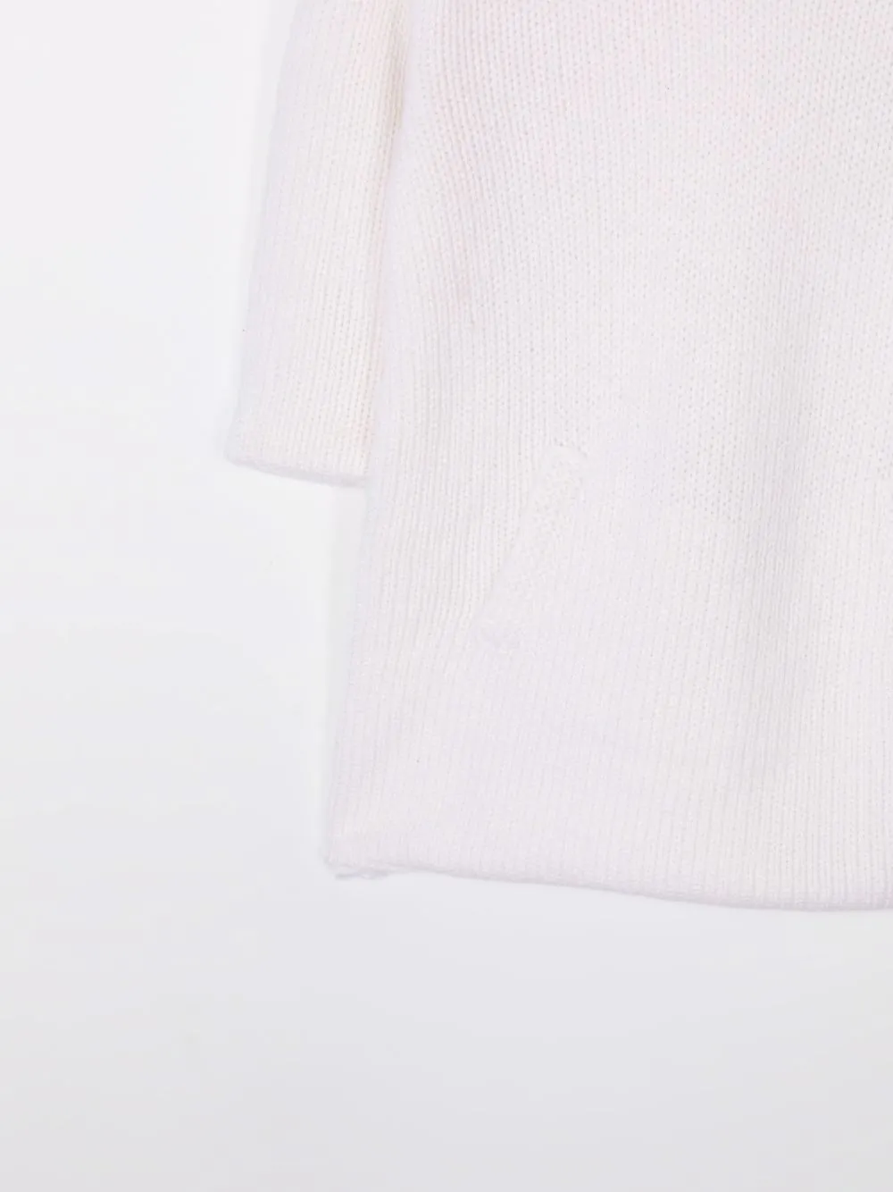  Bonpoint Gestrickter Kapuzenpullover   Weiß 