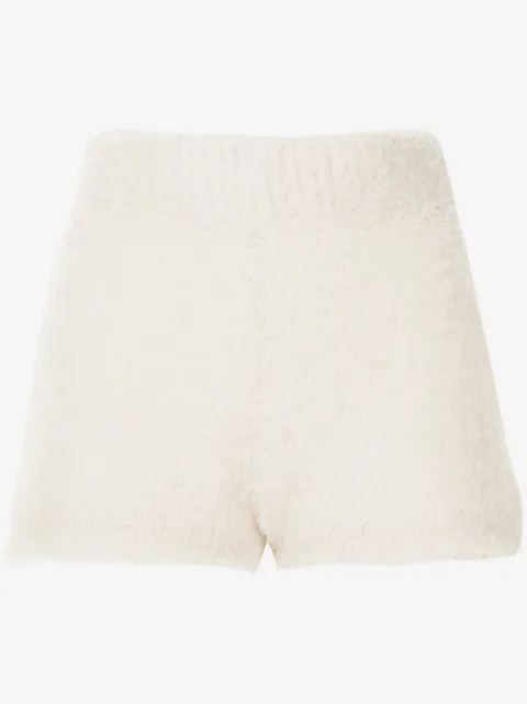Onefifteen high-waisted knitted shorts 