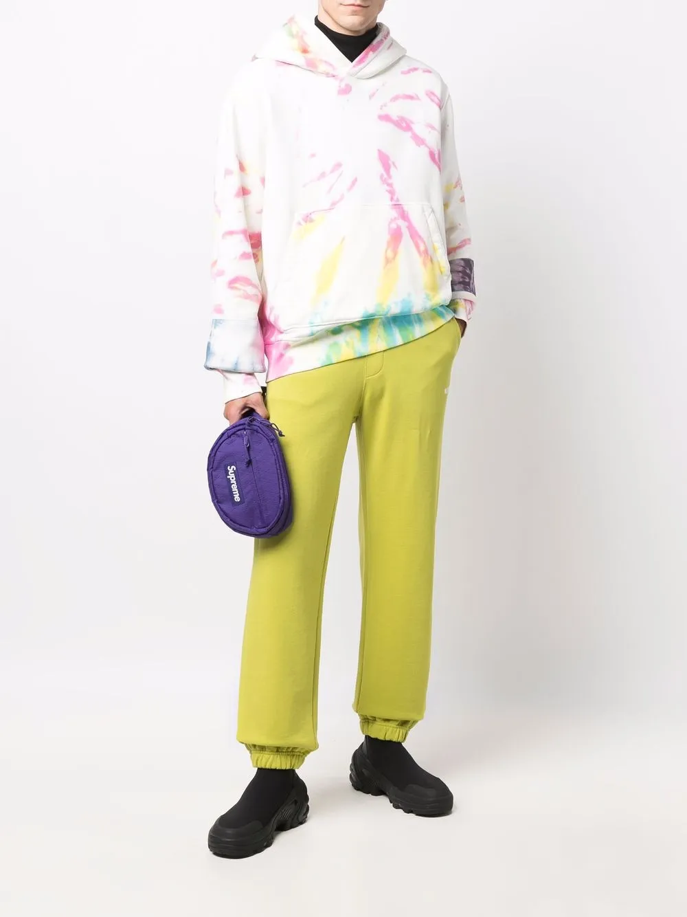 фото Msgm спортивные брюки с логотипом