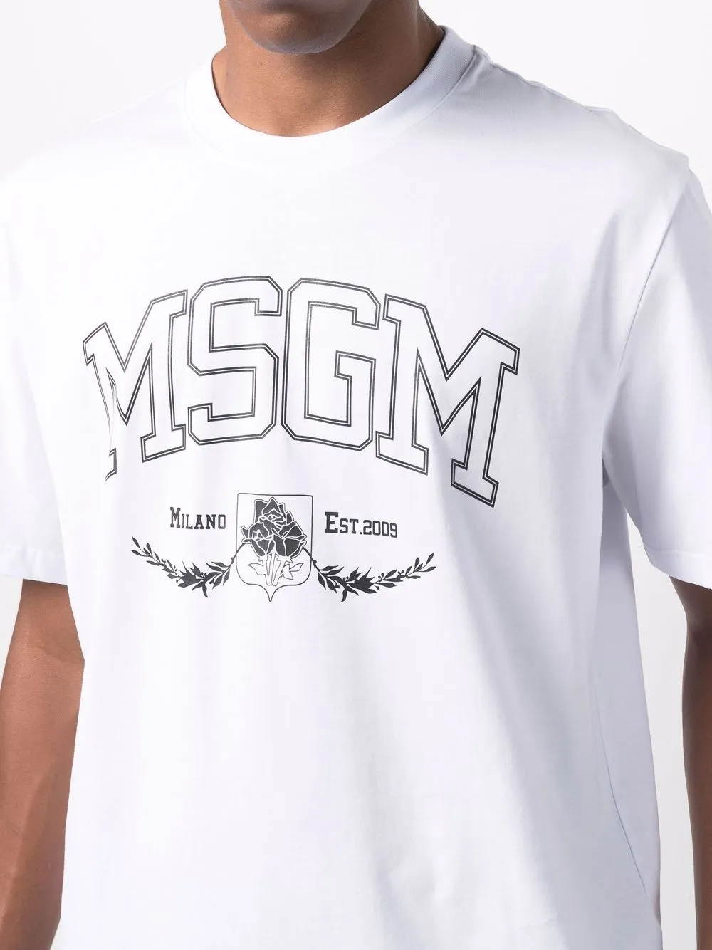 фото Msgm футболка с логотипом