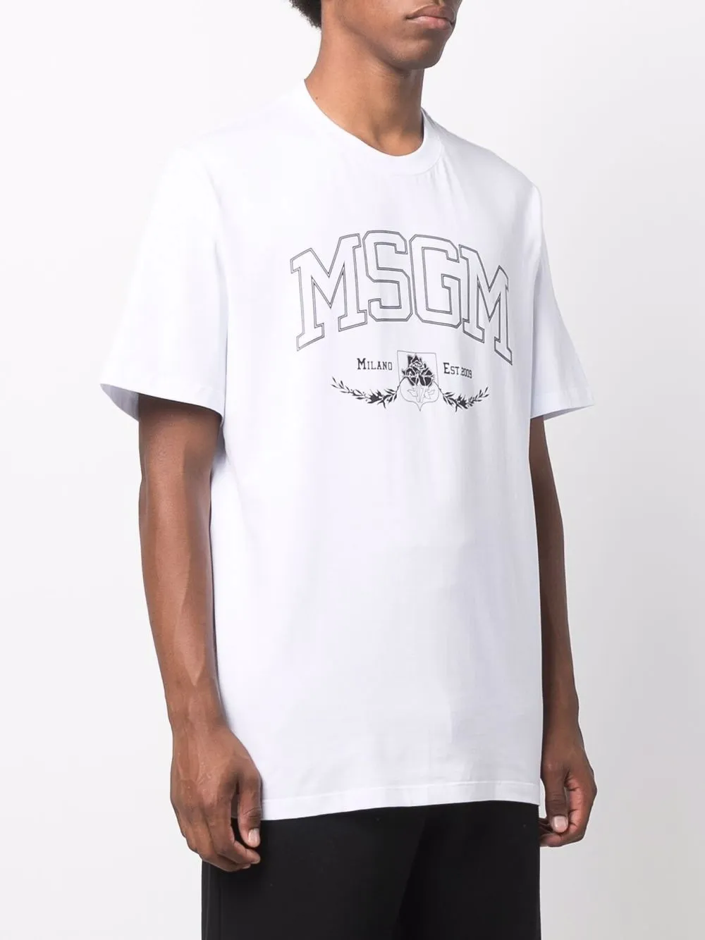 фото Msgm футболка с логотипом