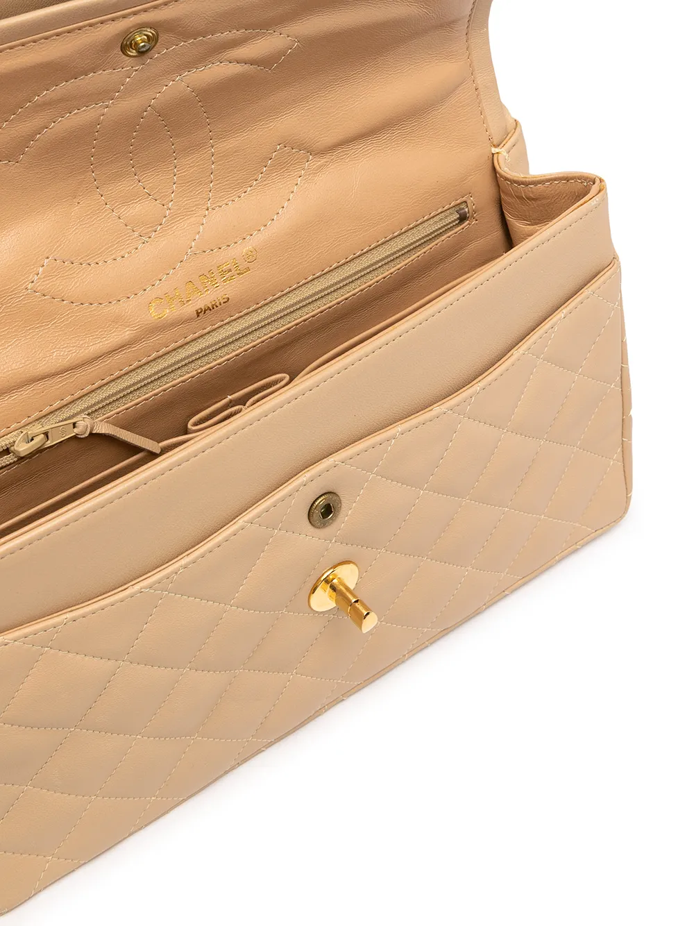 фото Chanel pre-owned сумка на плечо paris double flap 1990-х годов ограниченной серии