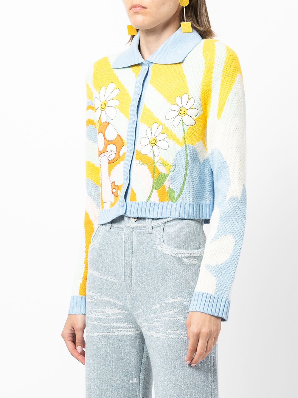 фото House of sunny floral print cardigan