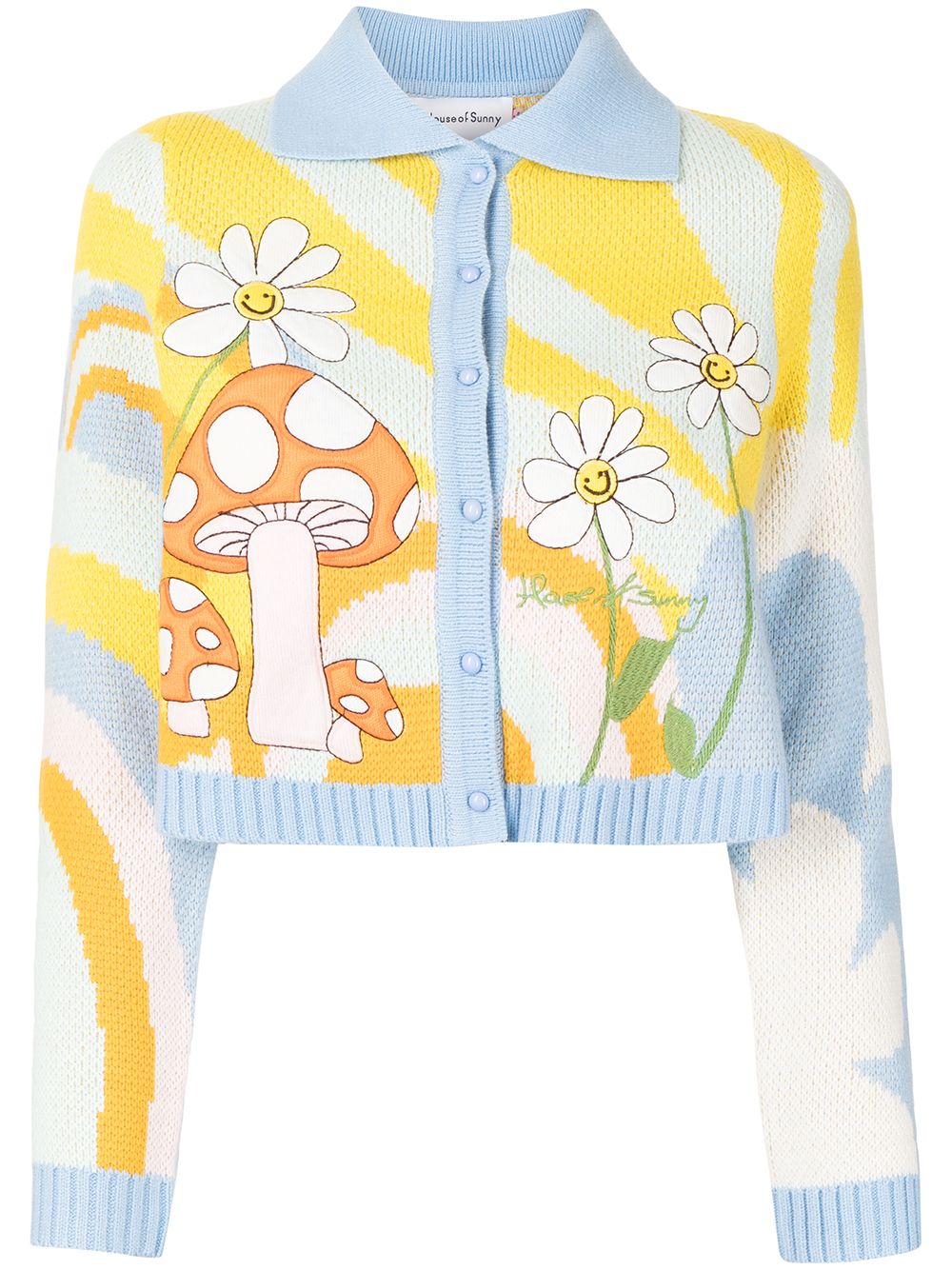 фото House of sunny floral print cardigan