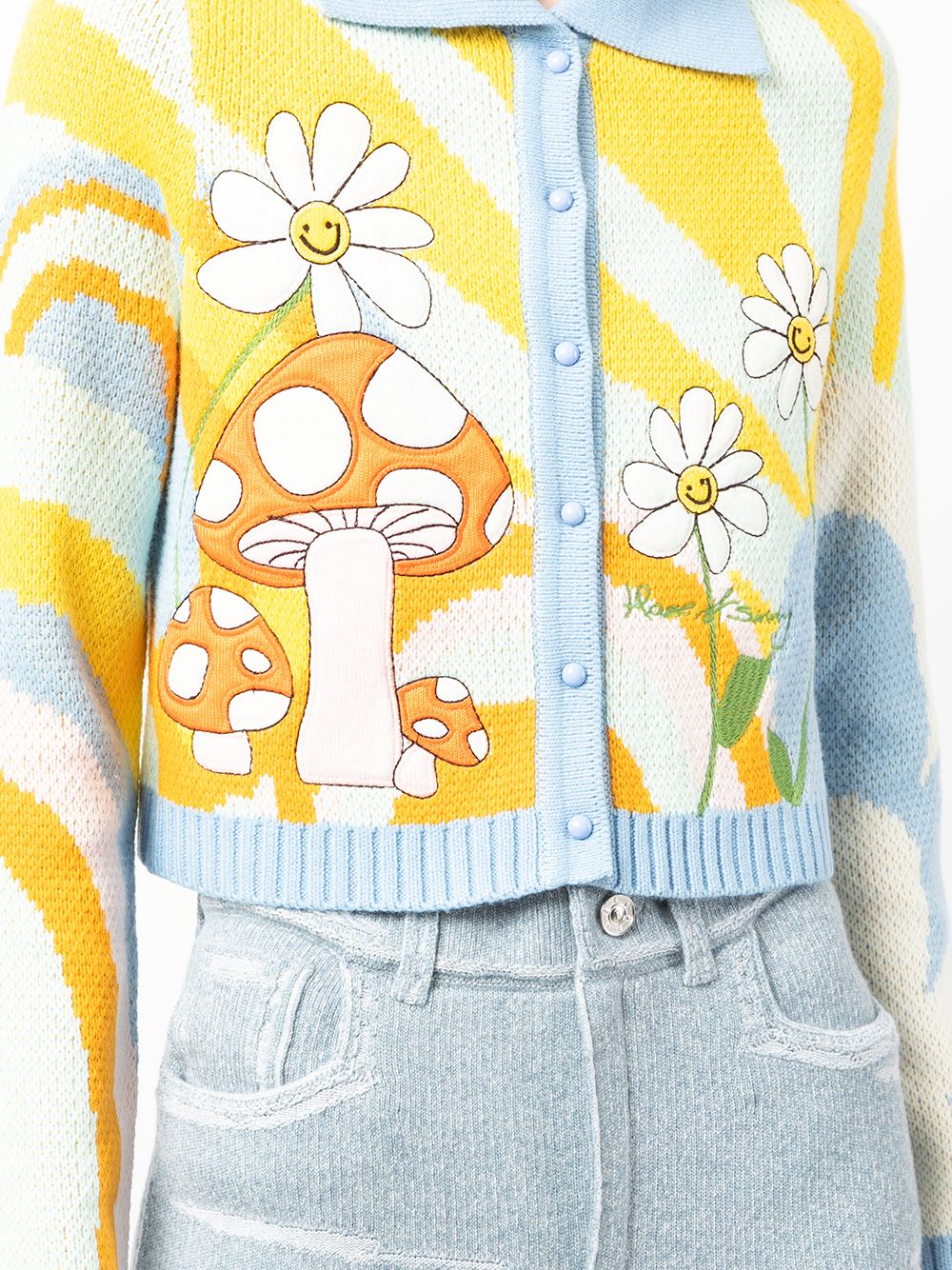 фото House of sunny floral print cardigan