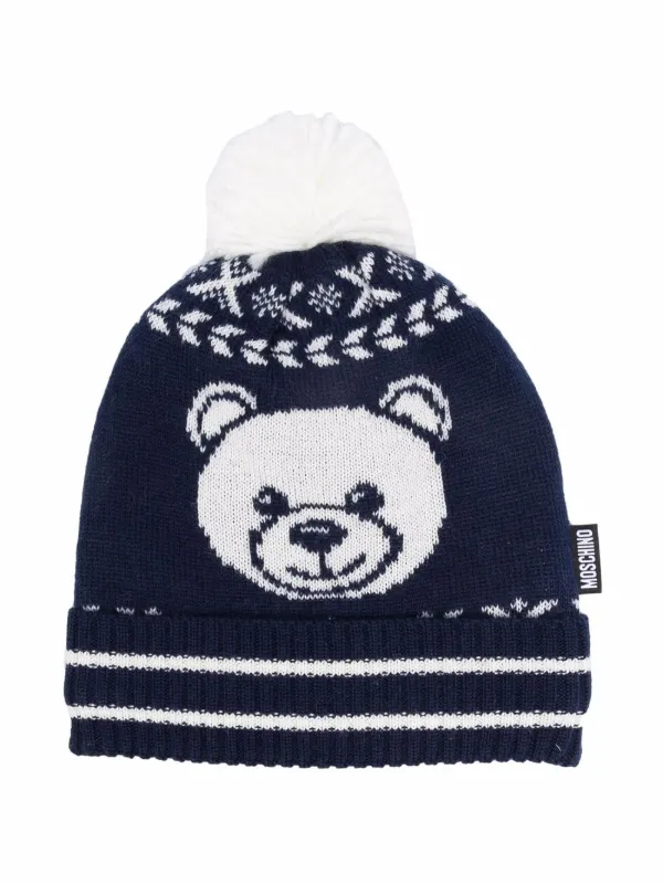 Moschino Kids Berretto Fair Isle Teddy - Farfetch