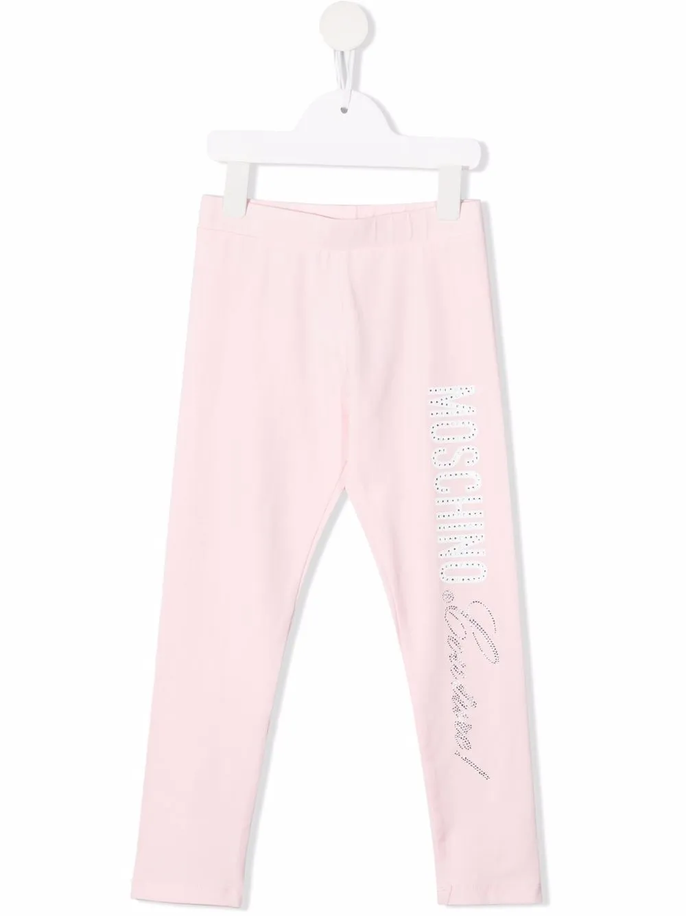 Image 1 of Moschino Kids embellished-logo leggings