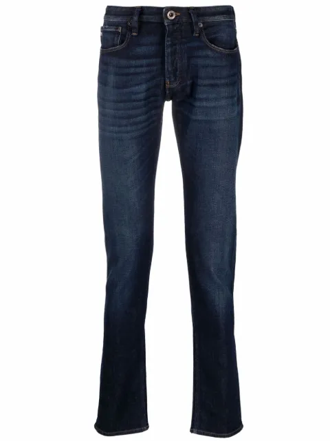 Emporio Armani slim-cut Denim Jeans - Farfetch