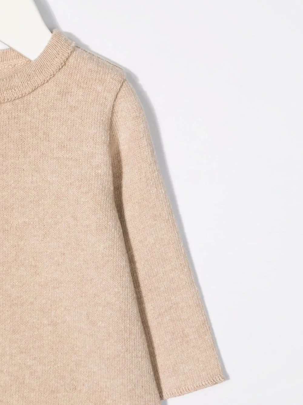 Zhoe & Tobiah Round Neck Jumper In Neutrals