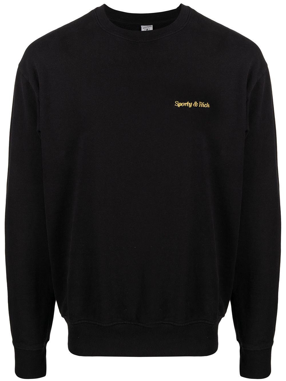 фото Sporty & rich chest-logo crewneck sweatshirt