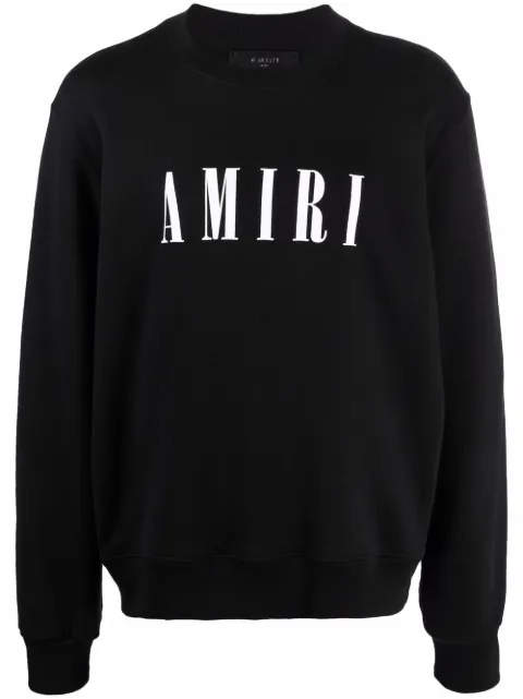 amiri logo印花卫衣