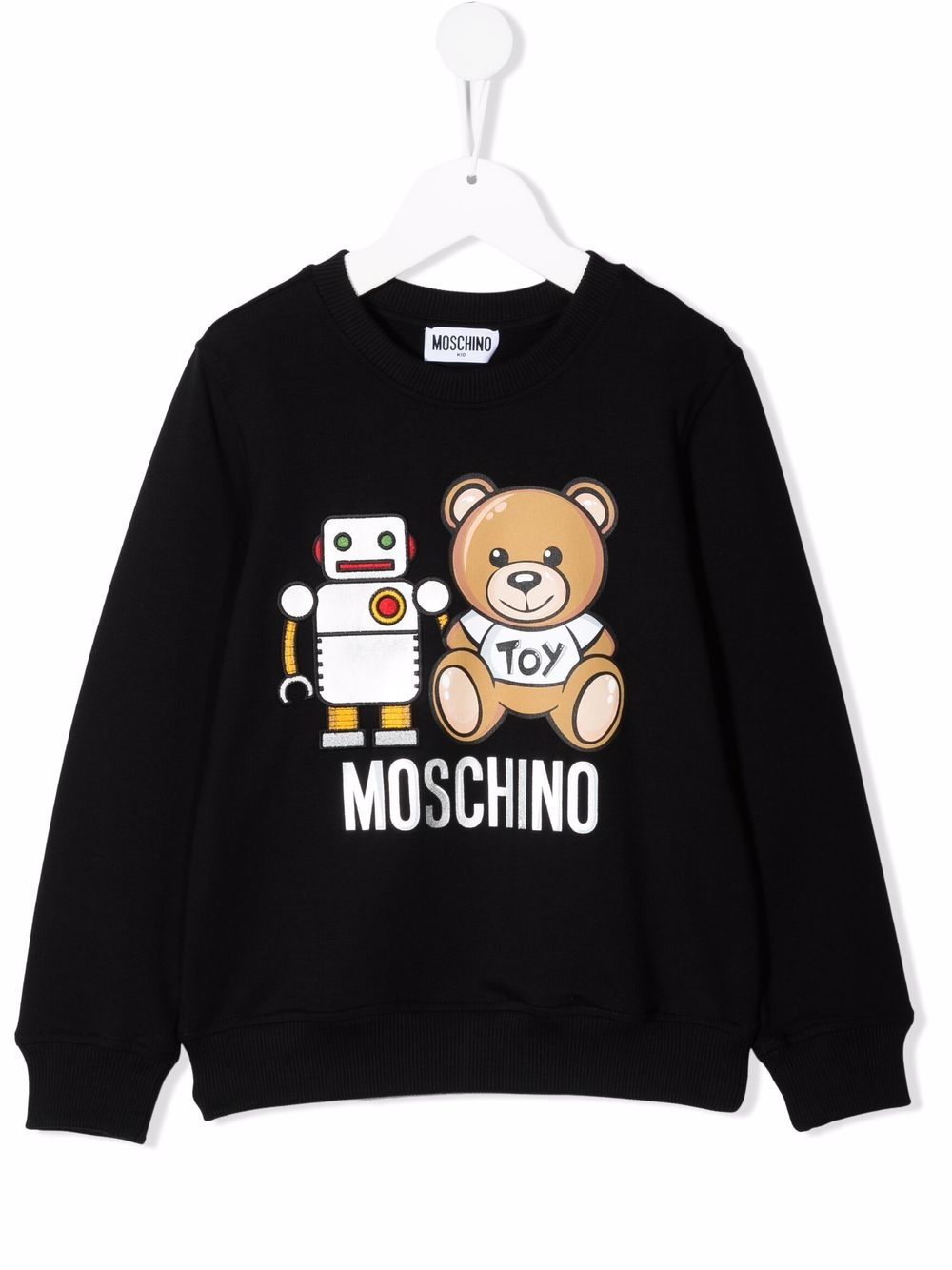 фото Moschino kids толстовка с принтом