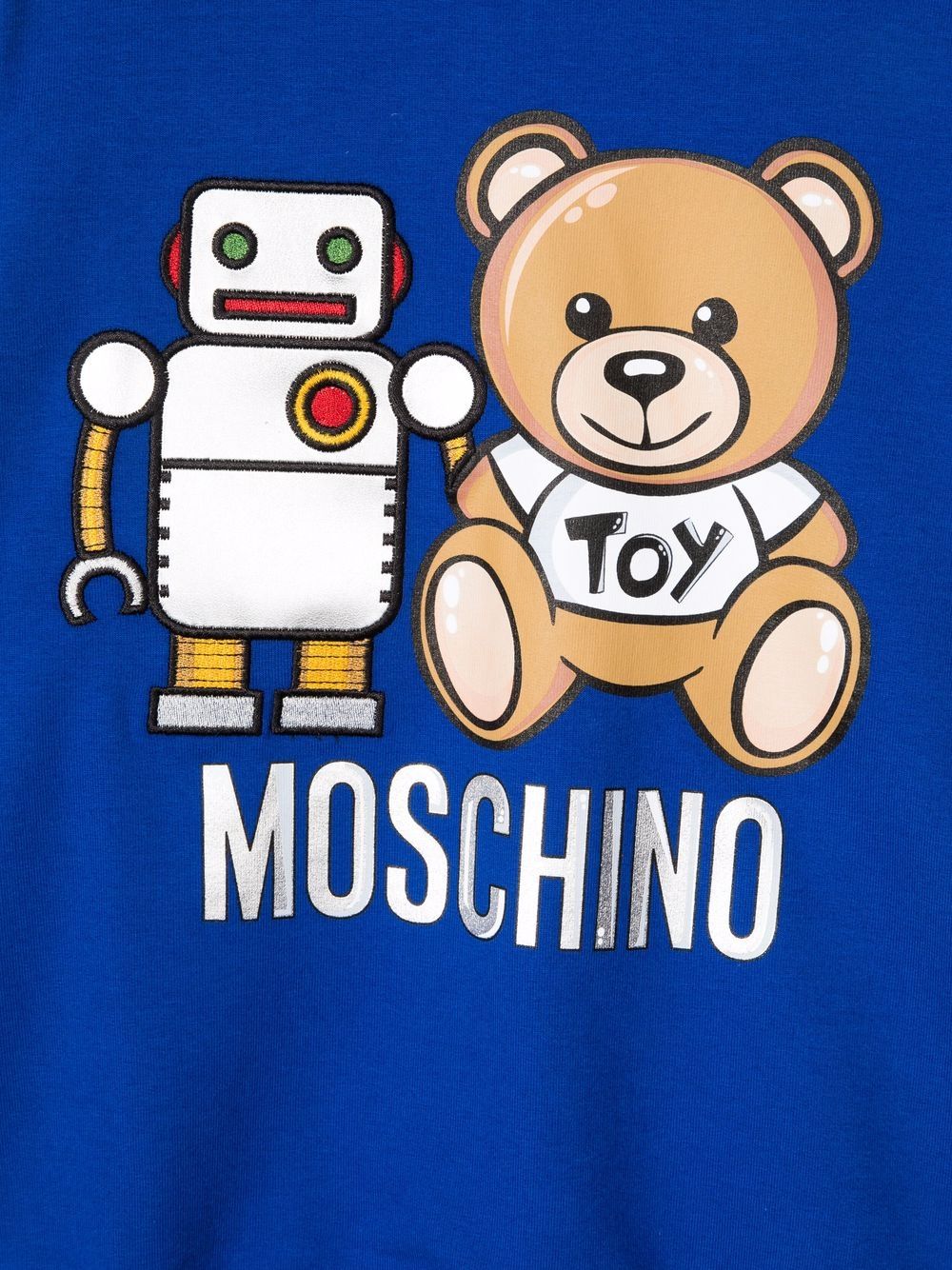 фото Moschino kids толстовка с принтом