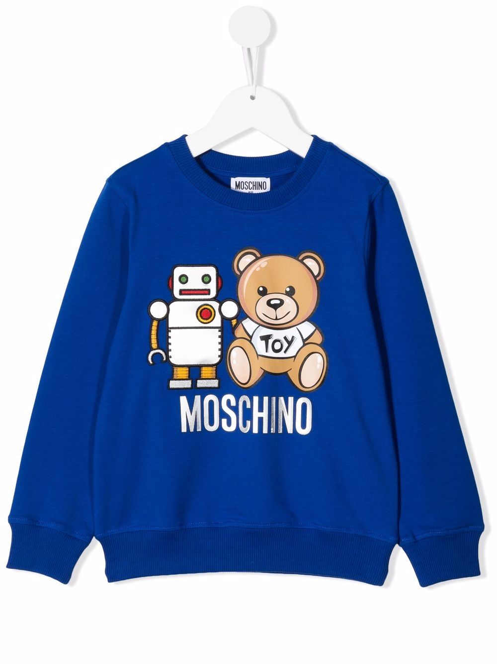 фото Moschino kids толстовка с принтом