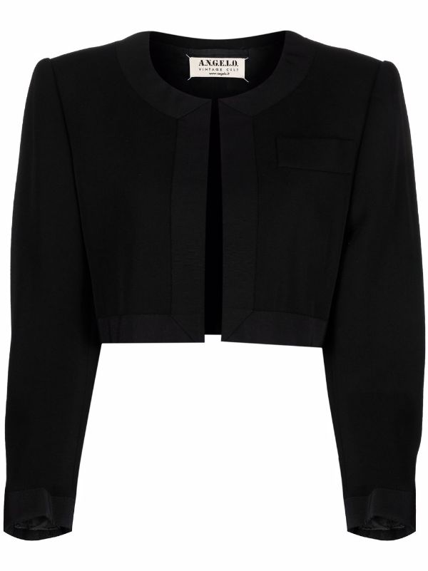 cropped smart jacket