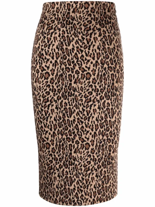 leopard print skirt forever new