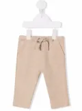 Zhoe & Tobiah drawstring cotton-blend track pants - Neutrals