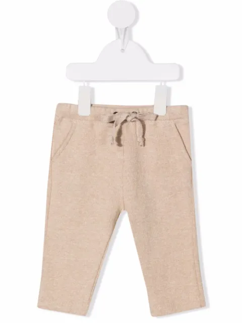 Zhoe & Tobiah drawstring cotton-blend track pants