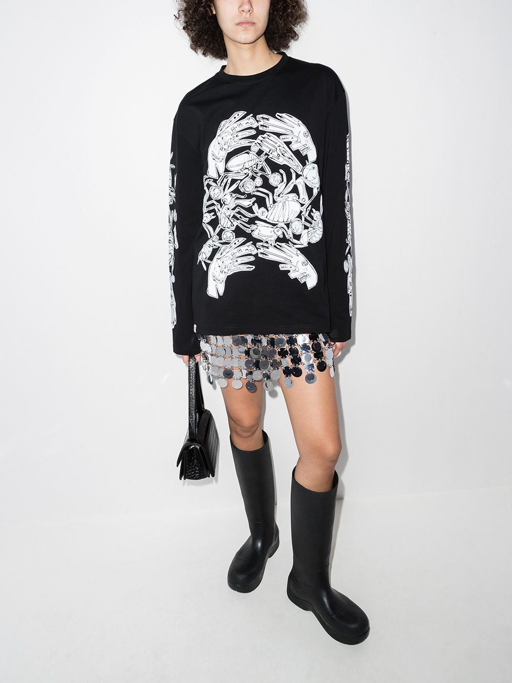 фото Charles jeffrey loverboy charles graphic tee crwnk lng slvs