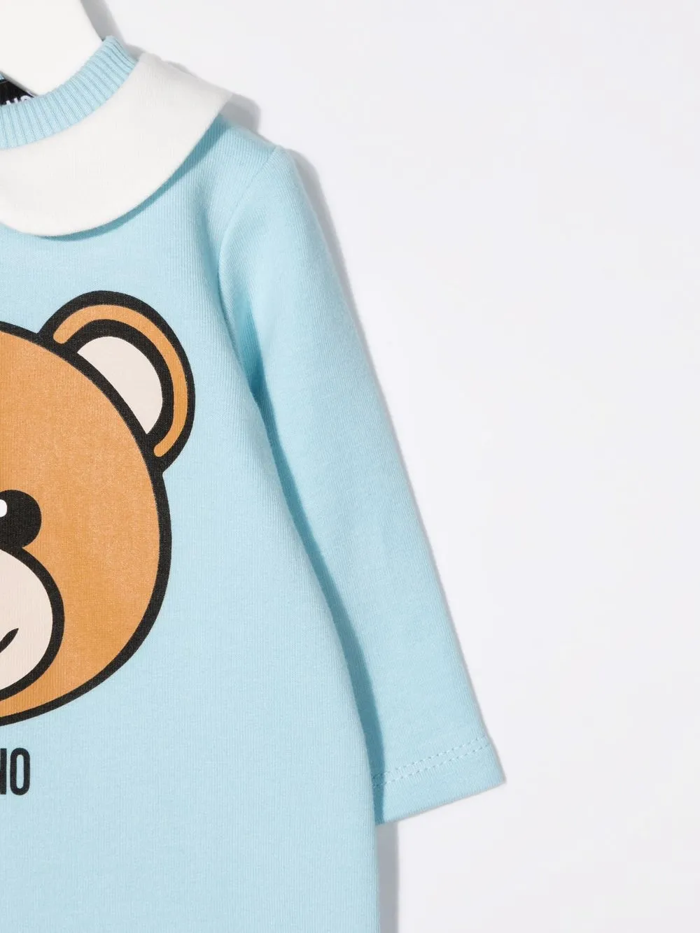 фото Moschino kids комплект из комбинезона и шапки с принтом teddy bear