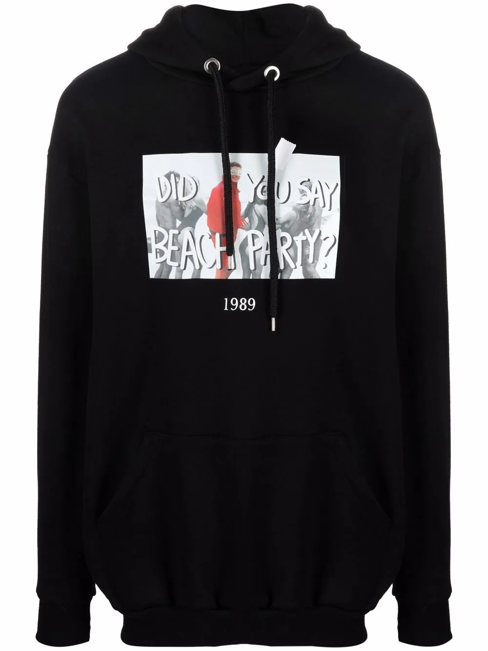 

Throwback. hoodie con estampado gráfico - Negro