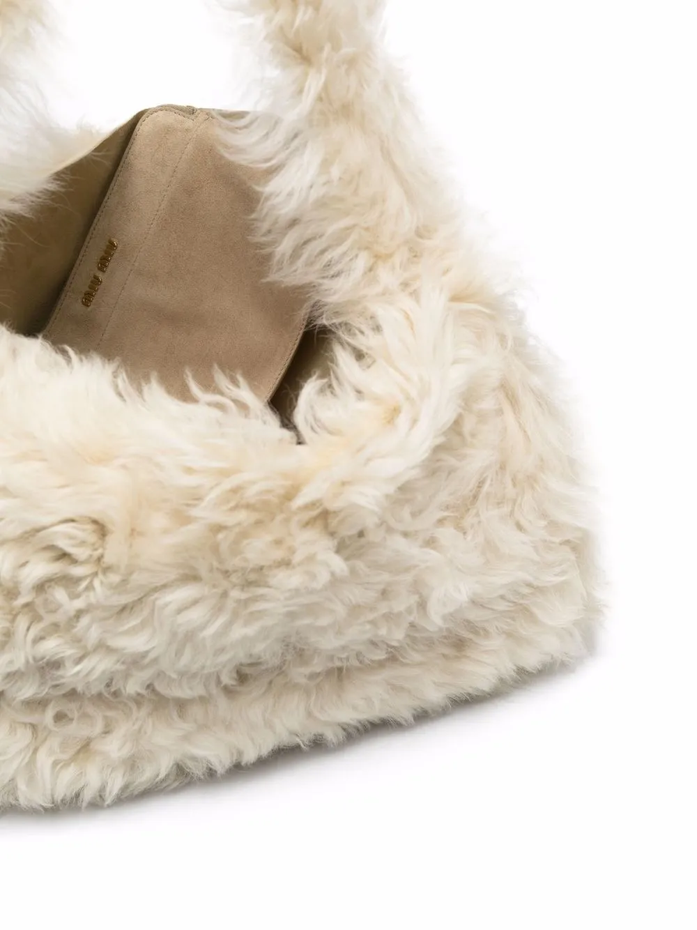 Miu Miu Shearling Shoulder Bag Farfetch