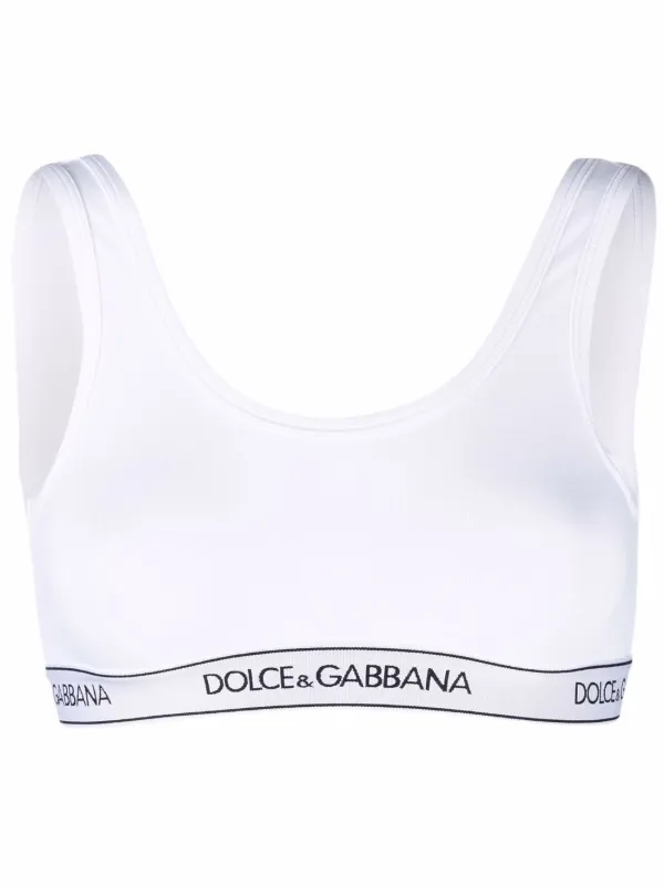 Dolce & Gabbana logo-band Sports Bra - Farfetch