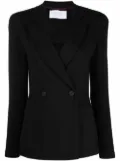 Harris Wharf London double-breasted virgin wool blazer - Black