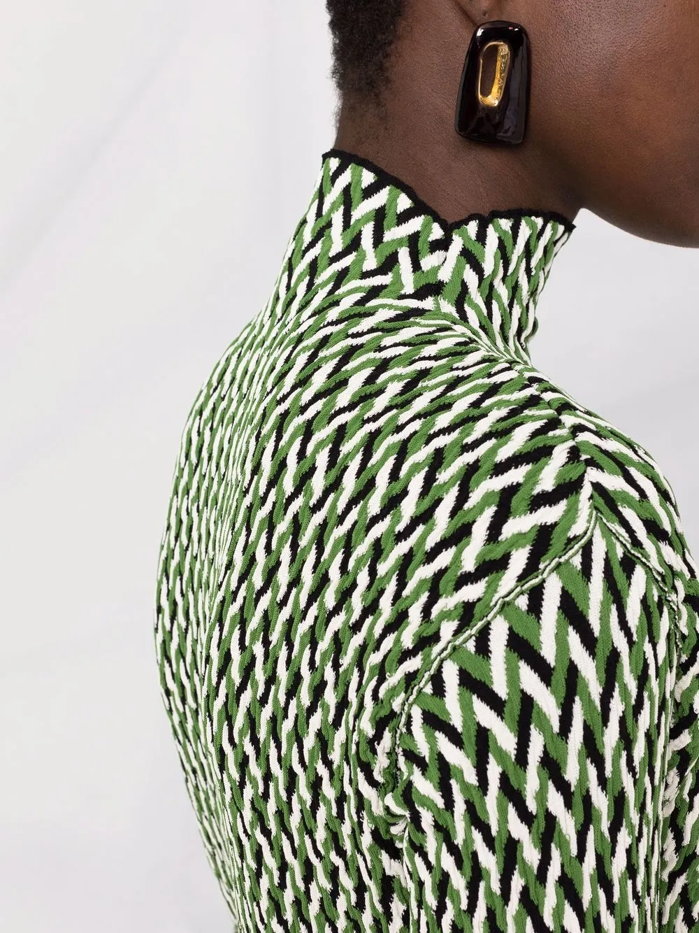 фото Jil sander удлиненный топ с принтом