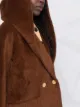 Tagliatore Daisy hooded belted coat