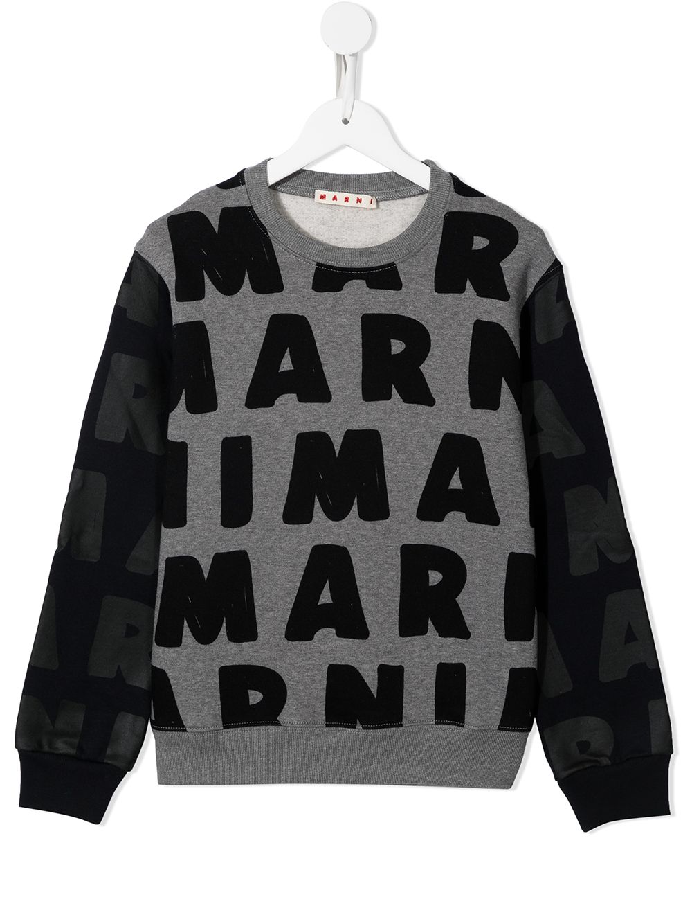 фото Marni kids толстовка с графичным принтом