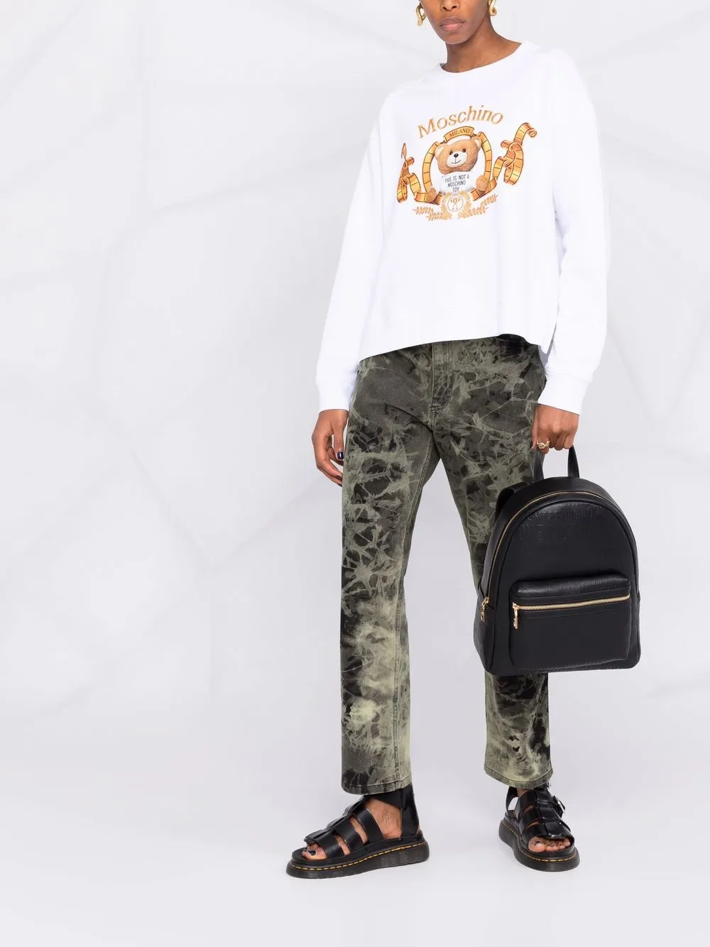 фото Love moschino рюкзак на молнии с логотипом