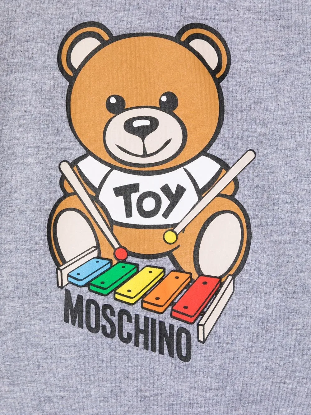 фото Moschino kids футболка с принтом teddy bear