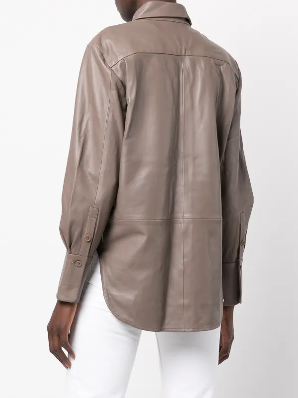 Shop Equipment Quinne leather shirt 