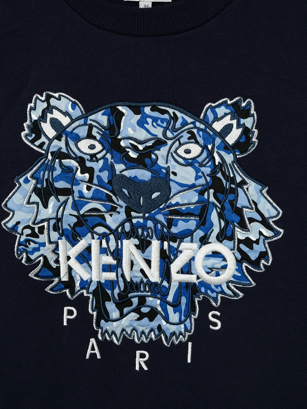 фото Kenzo kids толстовка с вышитым логотипом