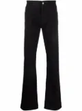 Billionaire Regular-Fit contrast-trim jeans - Black