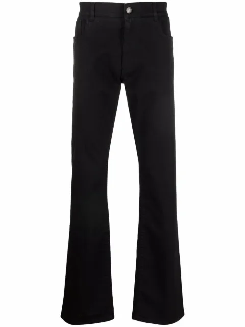 Billionaire Regular-Fit contrast-trim jeans