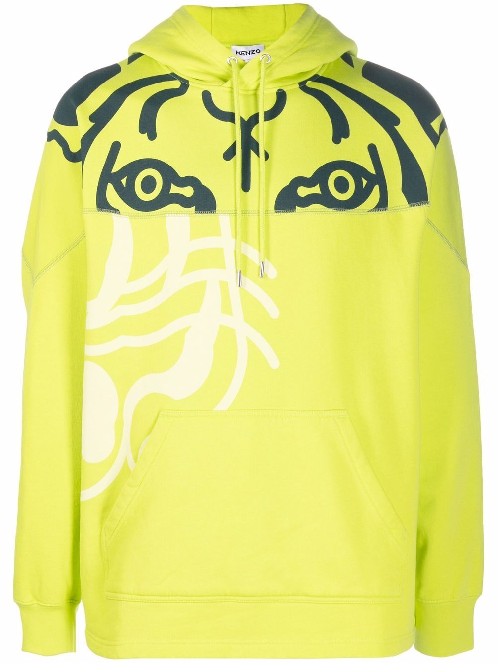 

Kenzo hoodie con motivo Tigre - Verde