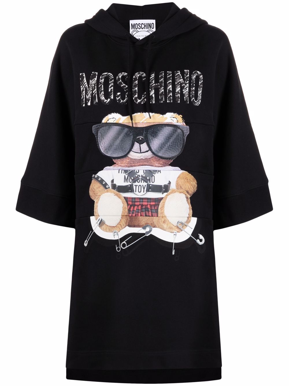 фото Moschino платье-толстовка punk teddy с принтом