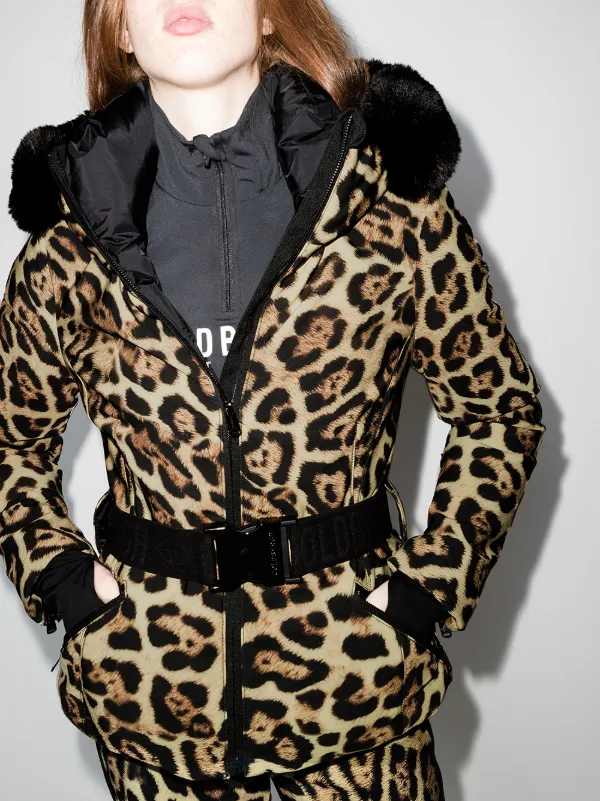 cheetah ski jacket