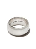 M.Cohen Cigar band finger ring - Silver