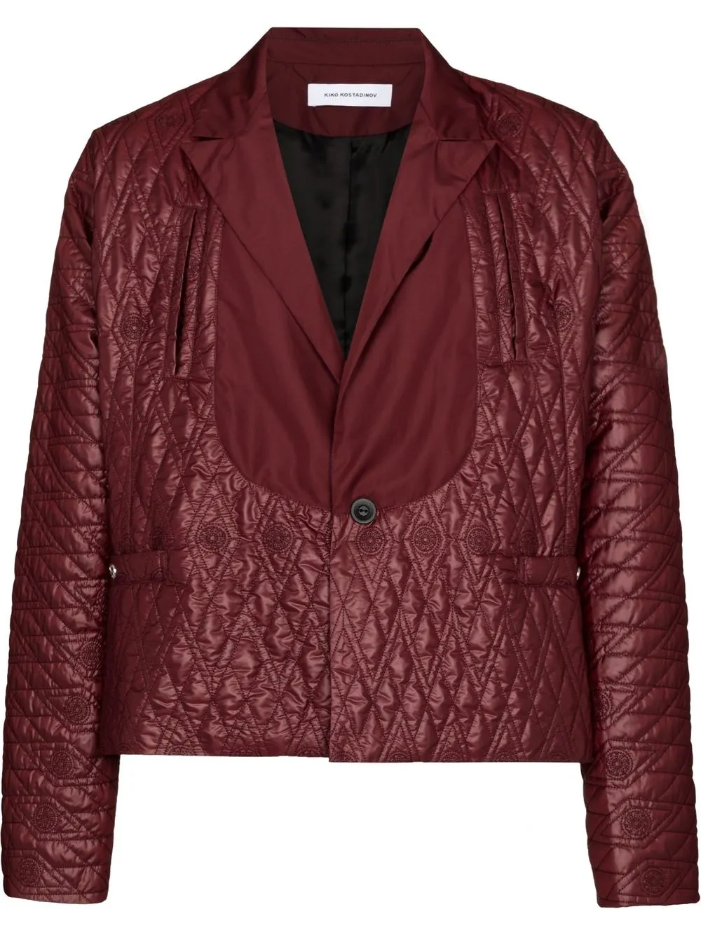 

Kiko Kostadinov diamond-quilted blazer - Neutrals