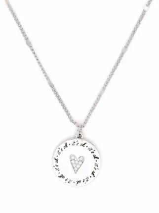 Kate Spade heart-pendant Chain Necklace 