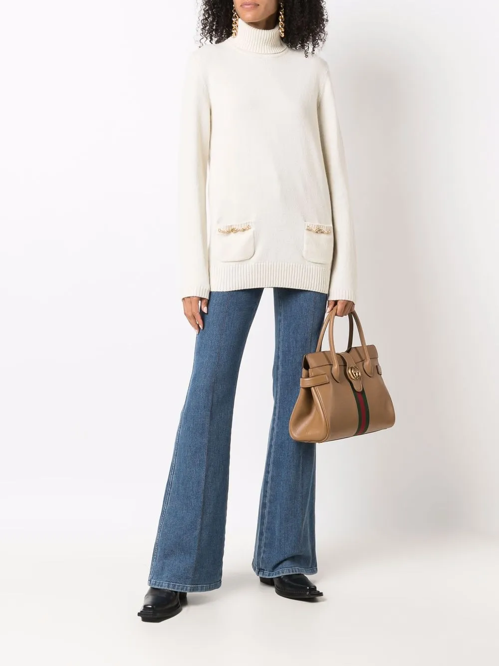 Gucci Double G chain wool jumper | Knitted Sweaters | Image 2