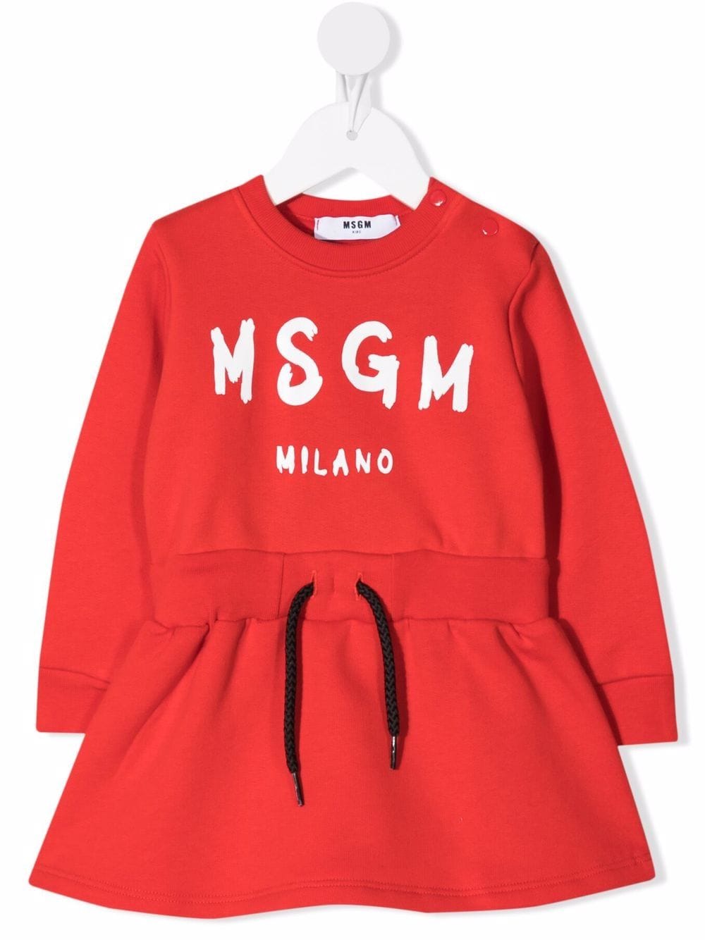 фото Msgm kids платье-джемпер с логотипом