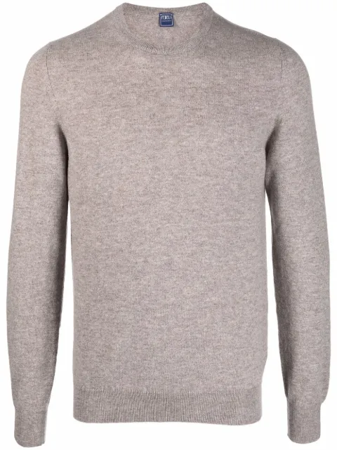 Fedeli marled cashmere jumper