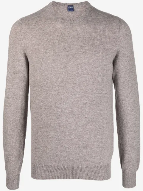 Fedeli marled cashmere jumper
