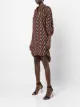 DVF Diane von Furstenberg geometric print shirt dress